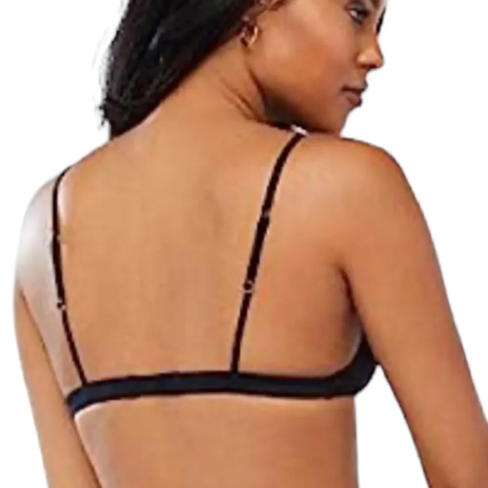 Savage X Women's Floral Lace Triangle Bralette black size small